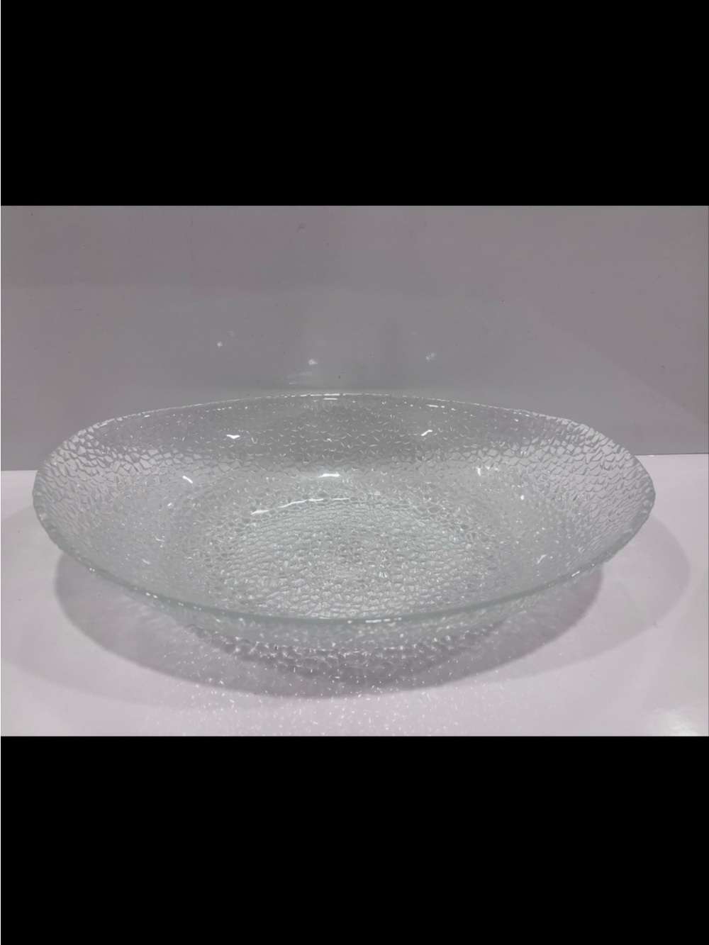 vintage italian art glass Bowl 13”